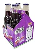 Frostie Soda 12 Ounce Glass Bottles (Grape, 4)