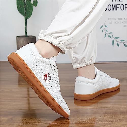 Martial Arts Shoes, Unisex Wear Resistant Wing Chun Sneakers Lightweight Kung Fu Tai Chi Shoes for Children Adults