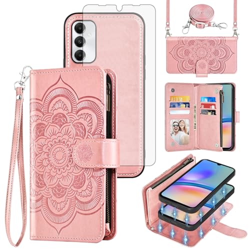 Étui de téléphone pour Samsung Galaxy A05s / A05 avec dragonne amovible