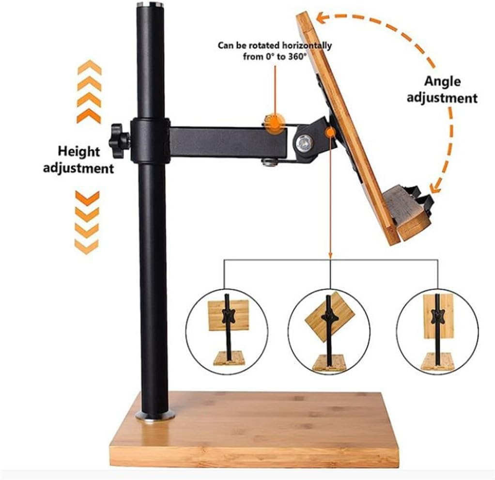 Reading Bookshelf, Wooden, Desktop Support, Adjustable Lifting and Lowering Piano Score Rack