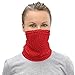 Abstract Black & Red Style Breathable Washable Neck Gaiter