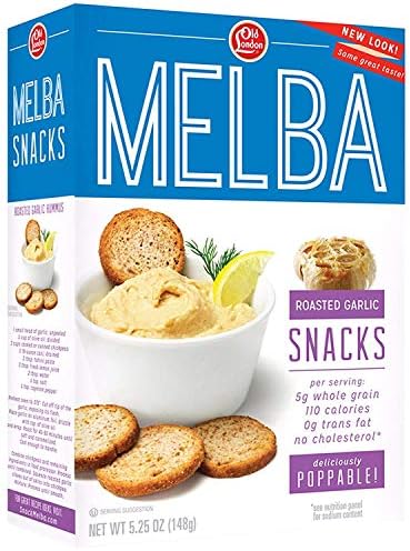Old London Melba Snacks, Roasted Garlic 5.25 ounce (1 Count)