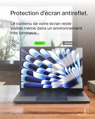 Belkin ScreenForce TruePrivacy MacBook Air 15 M3M2 OVA153ZZ - vue 9
