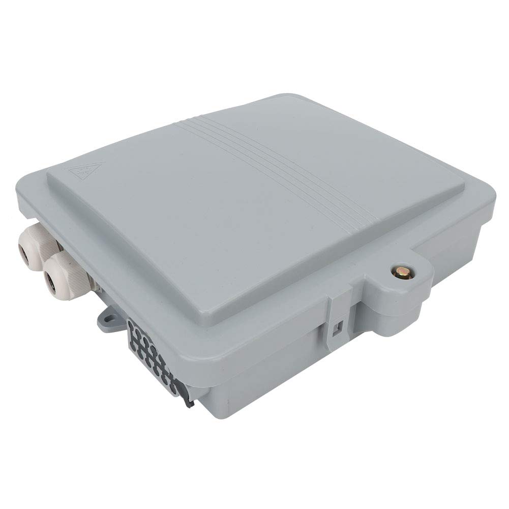 LWL-Anschlusskasten, LWL-Anschlusskasten 12-adriges FTTH-Glasfaser-Verteilergehäuse IP65 Wetterfester LWL-Kasten Für Das Spleißen von Glasfasern Im Innen- Und Außenbereich