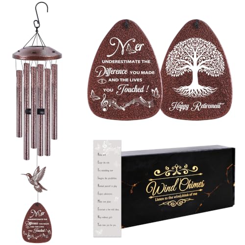 Retirement Outdoor Metal Wind Chime