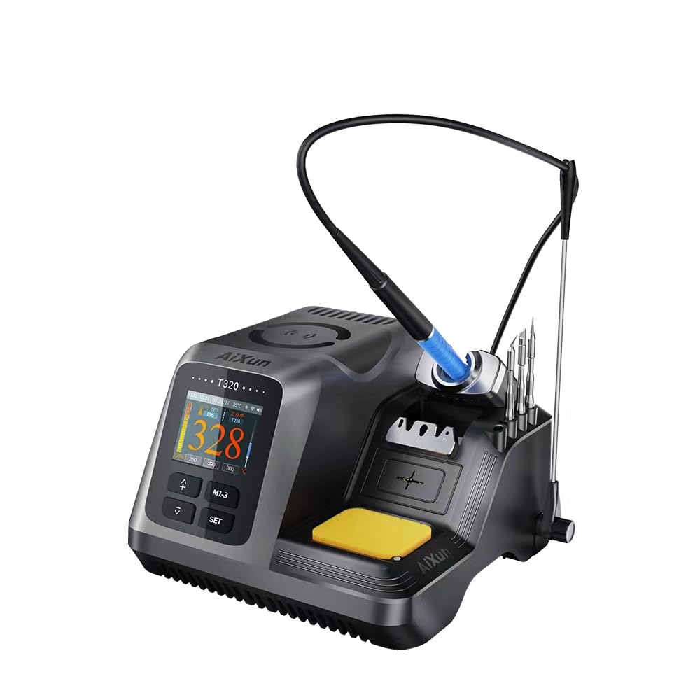 Inteligentna stacja lutownicza 200 W z uchwytem T210 i uchwytem T245