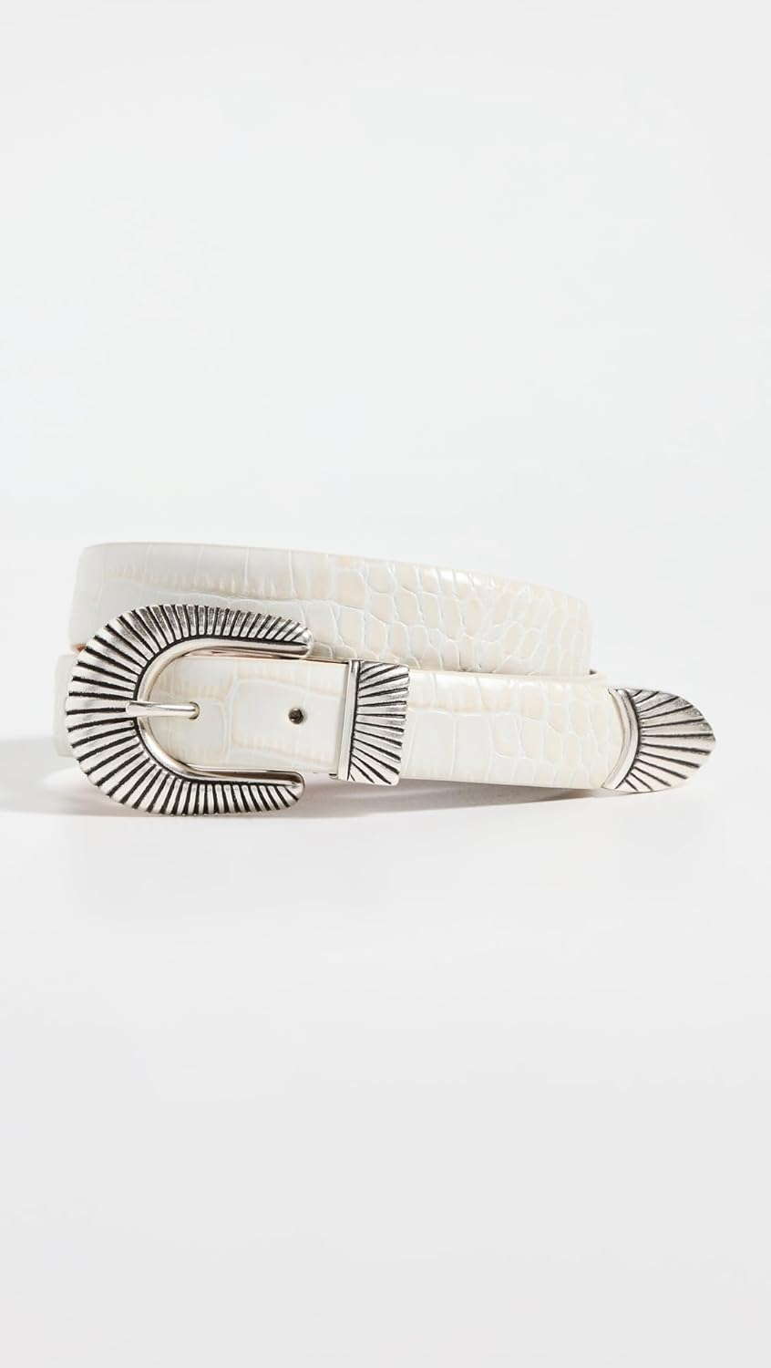 Anderson's Women's Narrow Western Mock Croc Belt