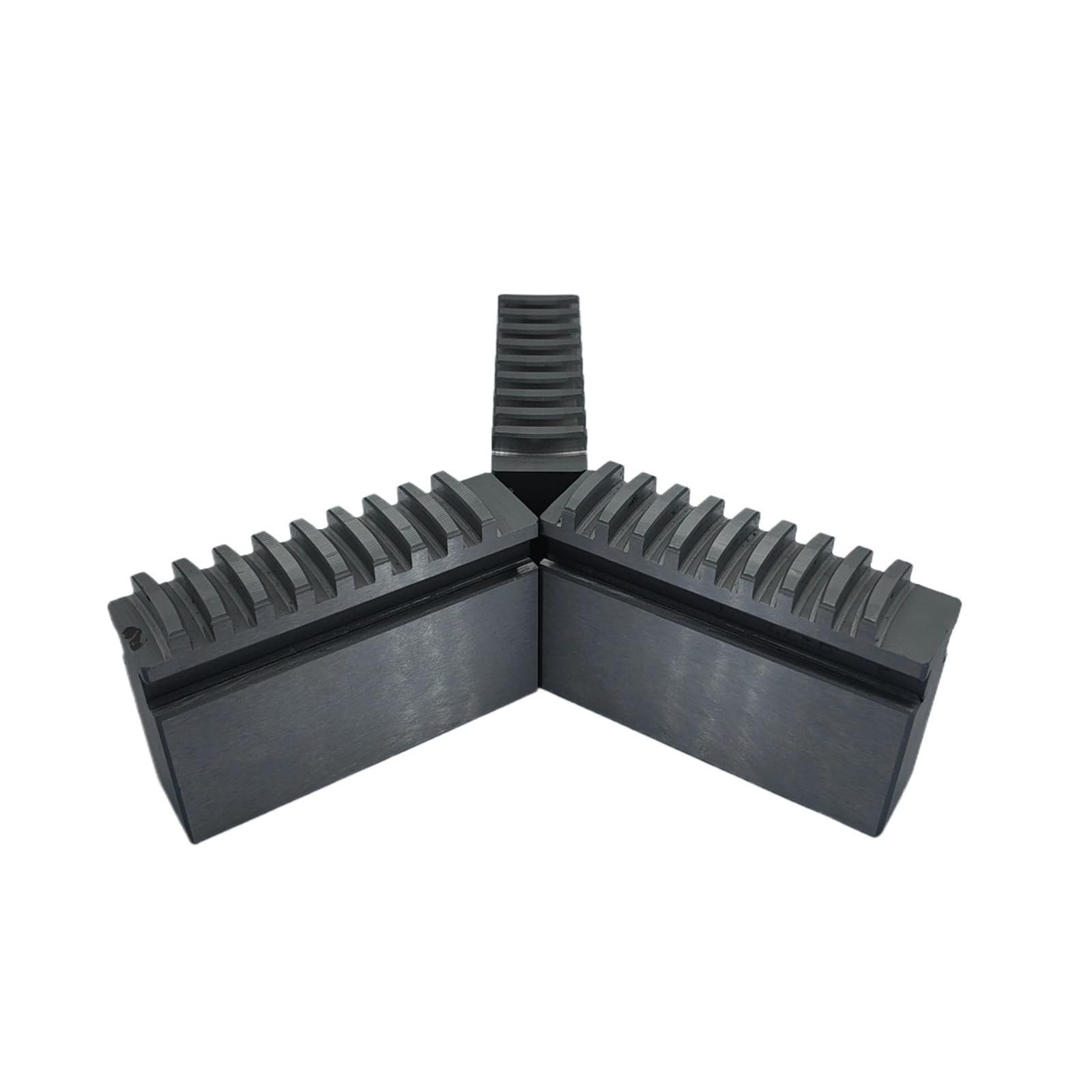 Mandril de 3 mordazas con Garras Blandas for máquinas Herramienta auxiliares K11-80/100/125/160/200/250 (3 Piezas/Juego)(K11-100 Soft Claws)