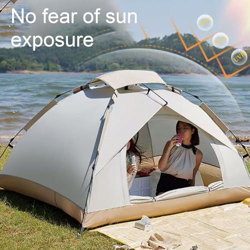 Carpa portátil con doble puerta para camping miniatura 6