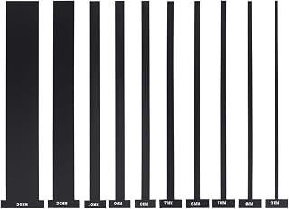 BENECREAT 10pcs Acrylic Bookbinding Spacer Tools Handmade Tools Bookbinding Supplies, Black T Shape Straight Edge for Making Books with Double Cover Structure, Album Cover