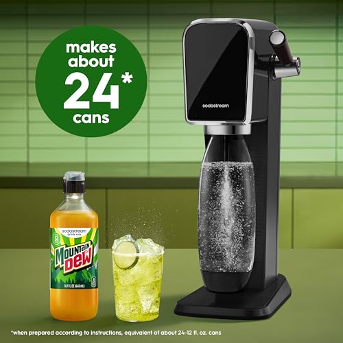 Image of Sodastream Mountain Dew New Pour Bottle Soda Drink Mix, 14.9 Fl oz. (Pack of 4)