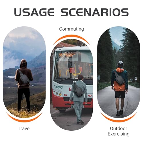 KIWIFOTOS Mini Crossbody Sling Bag for Women Chest Bag Travel Cell Phone Pouch Belt Pouch, Dual Phone Holster4