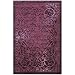 Maples Rugs Pelham 5 x 7 Large Area Rugs [Made in USA] for Living, Bedroom, and Dining Room, Wineberry Red