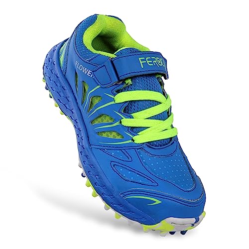 Image of FEROC Flower Rubber Sole Kids Cricket Shoes
