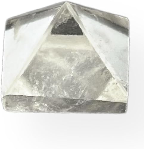 Miniatura 8 de WholesaleGemShop Hermoso lote de 10 piezas de cristal transparente de cuarzo pirámides de cristal para curación Reiki Vaastu