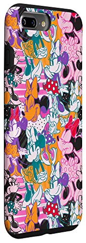 Coque iPhone 8 Plus Disney Minnie Mouse étui silicone rétro rigide