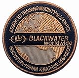 Blackwater Tactical Armband Embroidered Patches Badges Morale Tactics Military Embroidery Patch Hook...