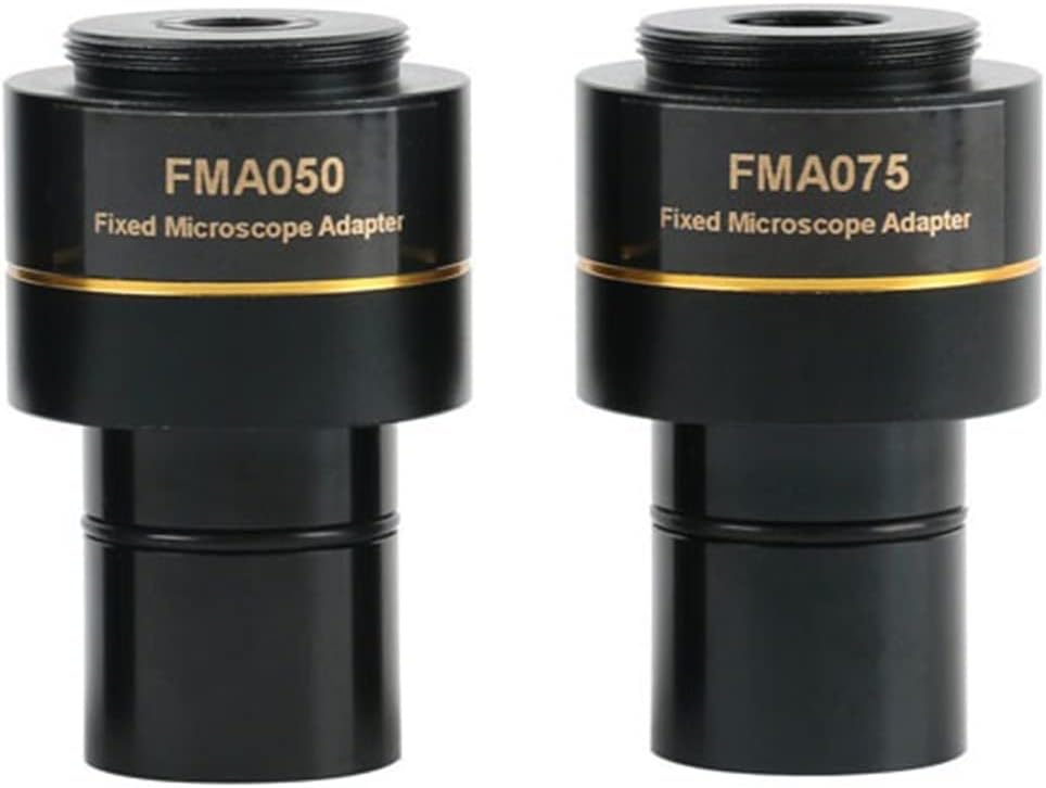 Microscopes Equipment FMA037 050 075 Microscope Reducing Eyepiece Lens 0.37X .5X .75X 23.2mm C Mount Adapter