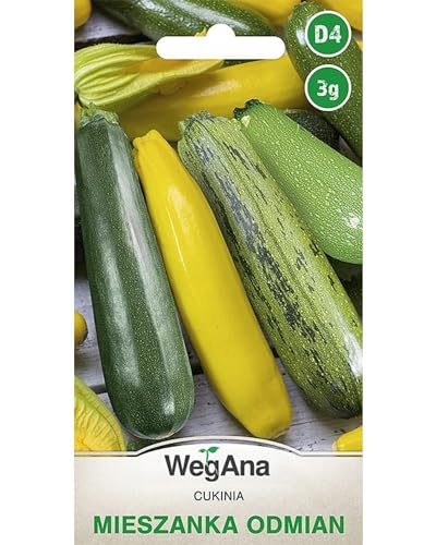 WegAna Zucchini Mischung Samen 3g Verschiedene Längen und Formen Robuste Gemüsesamen, Gemüse Samen, Samen Anzucht WegAna Zucchini Mischung Samen 3g Verschiedene Längen und Formen Robuste Gemüsesamen, Gemüse Samen, Samen Anzucht