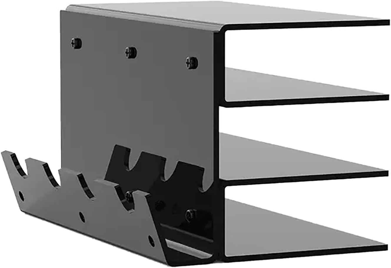 Acrylic Keyboard Stand Mouse Storage Rack 3 Tiers Neatly Organizers Display Neatly Arrange and Display Keyboards on Desk
