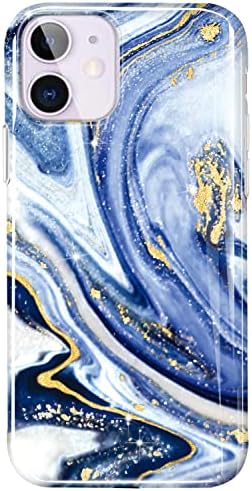 luolnh iPhone 11 Marble Case,Brilliant Design Shockproof Flexible Soft Silicone Rubber TPU Bumper Cover Skin Case for iPhone 11 6.1 inch 2019 -Abstract Mint