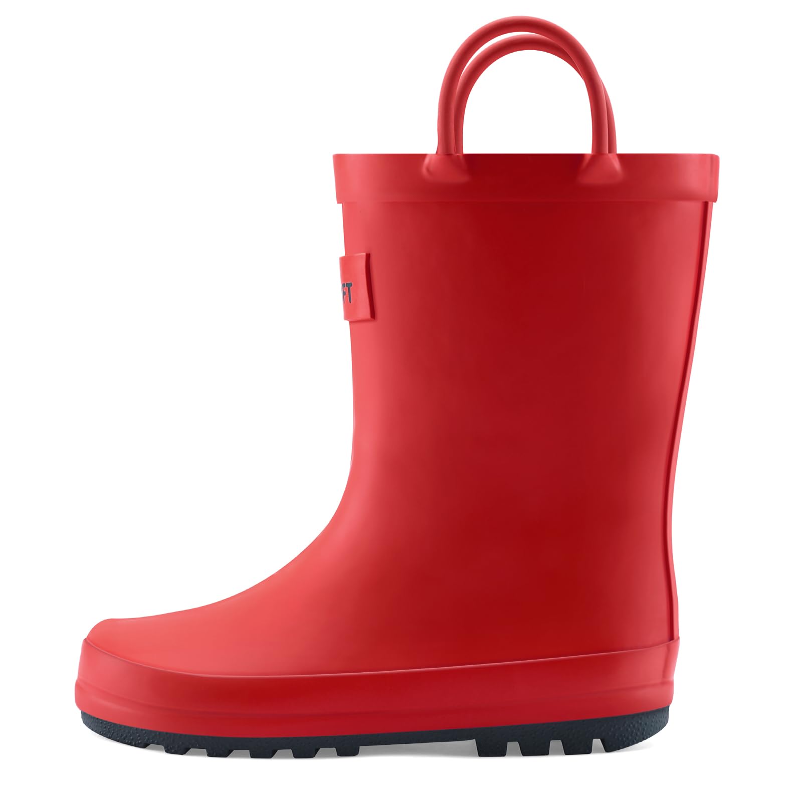 mysoft Kid Rain Boots Toddler Rubber Waterproof Boot Boy Girl with Handle