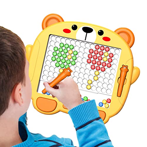 ponto magnético - Kids Board Com Caneta Magnética | Almofada tablet com ímã miçangas, tabuleiro escr
