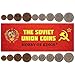 9 Coins from Soviet Union (Russia) | Soviet Coin Set Collection 1 2 3 5 10 15 20 50 Kopecks 1 Ruble | Circulated 1961-1991 | Hammer and Sickle