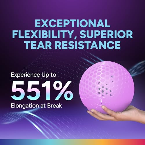 Image of OVERTURE TPU High Speed Filament 1.75mm Flexible Roll, 95A Soft 3D Printer Filament, 1kg Spool (2.2 lbs), Fit Most FDM Printer (HS TPU Luminous Pink)