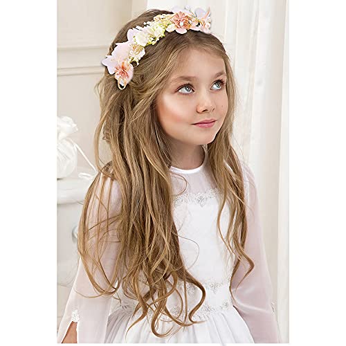 Aoprie Butterfly Flower Headband For Women Wreath Crown Wedding Floral Garland #TOP4