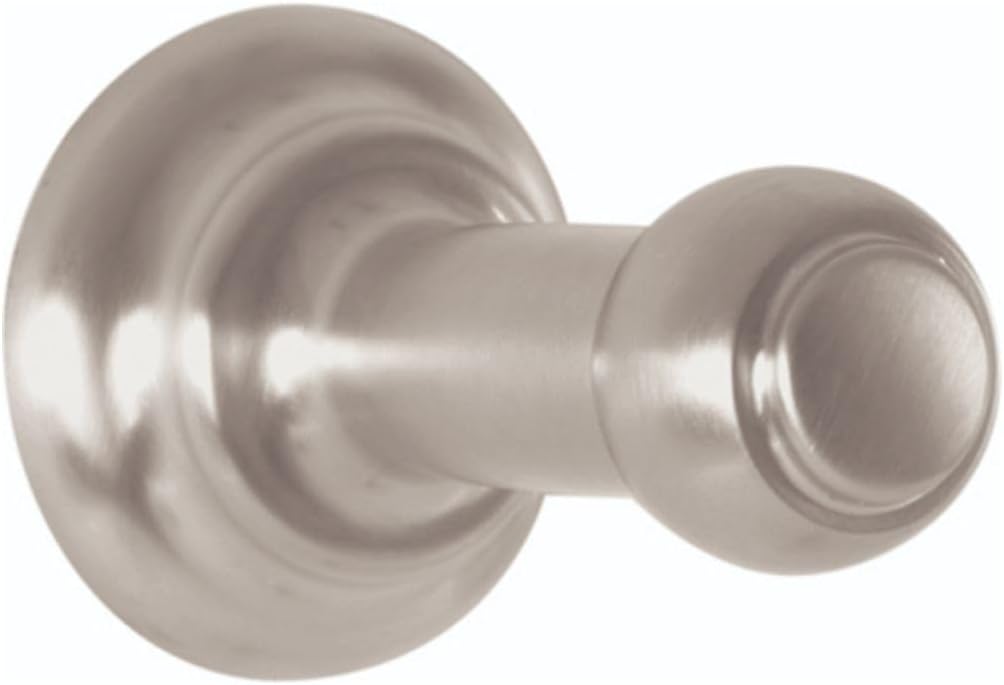 hansgrohe Hook Timeless 0-inch Classic Towel Holder in Polished Nickel, 06099830