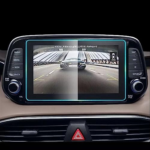 Écran GPS rayé ? Intégrez ce verre trempé pour Hyundai Santa Fe 8"