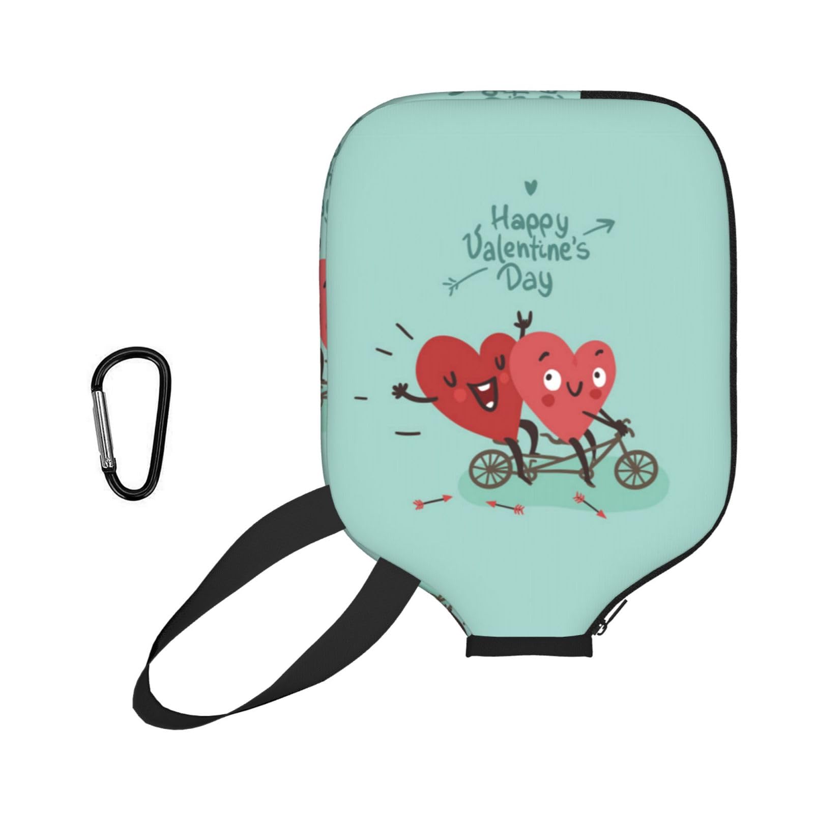 ESNAIUVCD Two Hearts Fall In Love On Bicycle Print