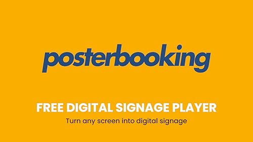 FREE TV Slideshow - Digital Signage - PosterBooking