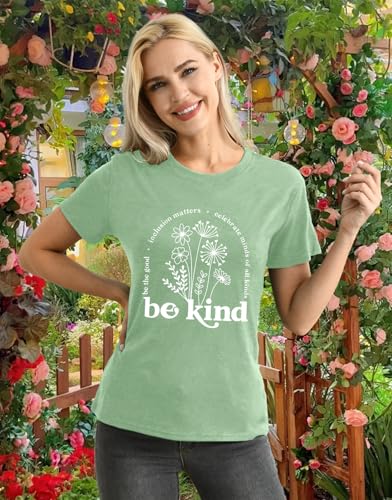 Womens Be Kind Shirt Kindness T-Shirt Inspirational Teacher Tee Top4