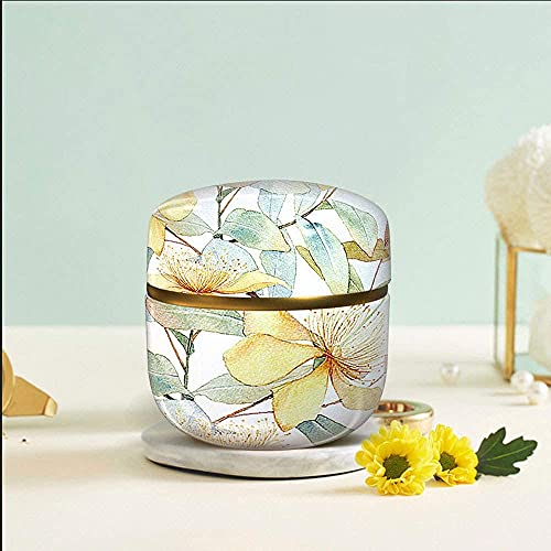 手元供養 泪壺 壺 傘だて仏壇用品 棺桶 人間用 遺骨入れ 骨壺 ミニ 分骨用 骨壷 分骨ペットの骨壺火葬の骨壺、人間の灰のための埋葬の骨壺、少量の遺骨に適した、自宅/オフィスで骨壺を表示(Color:A)