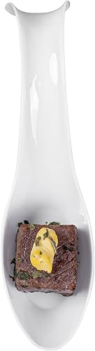 Vista 39 de Restaurantware Cucharas de lágrima de 5 pulgadas, 100 cucharas de estilete - Cucharas de degustación de plástico Seagreen desechables para bodas