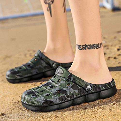 Image of CERYTHRINA Mens Womens Garden Clogs Summer Sandals Lightweight Non Slip Walking Sport Shoes Unisex Adults Clog for Pool Beach Yard Kitchen Shower