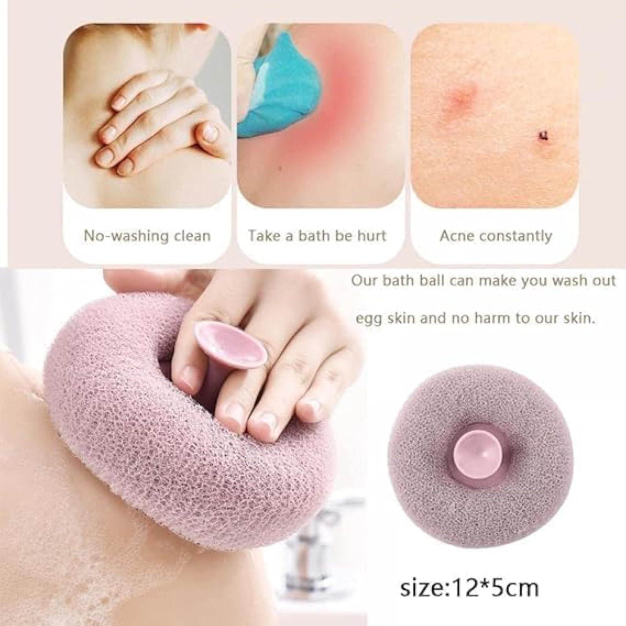 Exfoliating Sponge Shower Bath Loofah for Women and Men