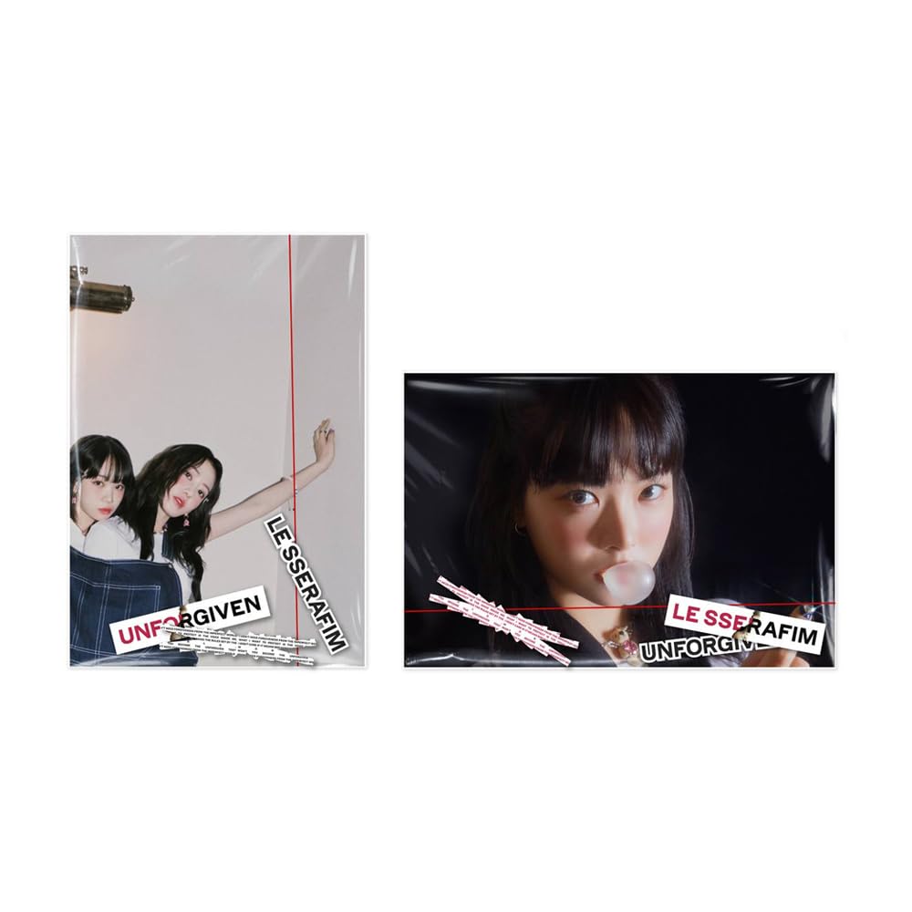 Black Le Sserafim 1St Studio Album Unforgiven (Weverse Albums Ver.)