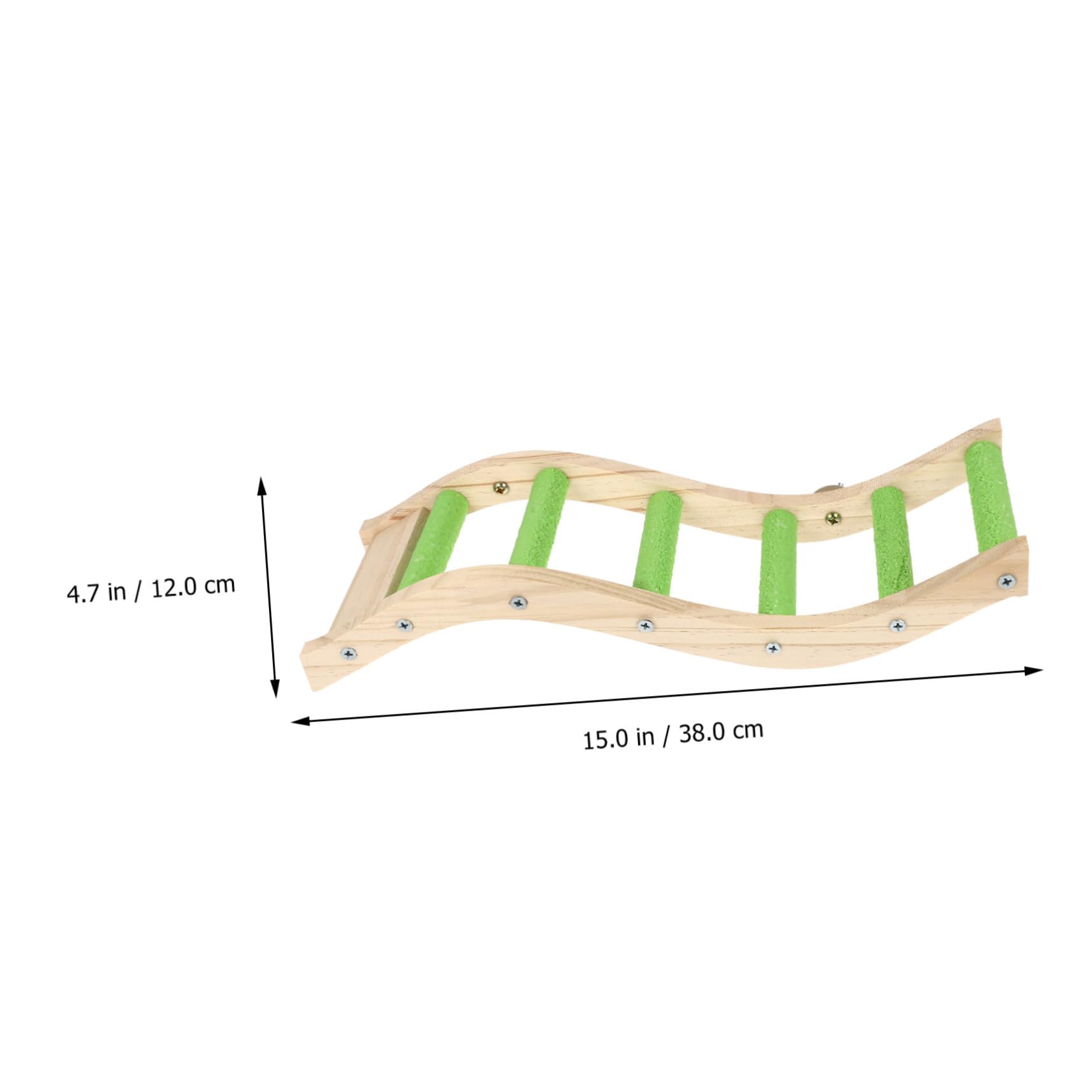 KESYOO Parrot Ladder Wooden Climbing Plaything for Birds for Parakeets Cockatiels and Parrots Enhances Activity and Mood Cage Accessory