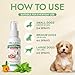 Pupganics MiloLabCo Dog Dental Spray for Teeth Cleaning, Natural Plaque & Tartar Support for Dogs, No-Brush Dog Oral Care with Probiotics & Sea Kelp, Helps Promote Fresh Breath & Healthy Gums (1pcs)