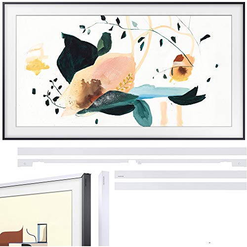 Samsung QN65LS03TA The Frame 3.0 65-inch QLED Smart 4K UHD TV (2020 Model) Bundle with Samsung VG-SCFT65WT/ZA (2020) 65-inch The Frame Customizable Bezel - White