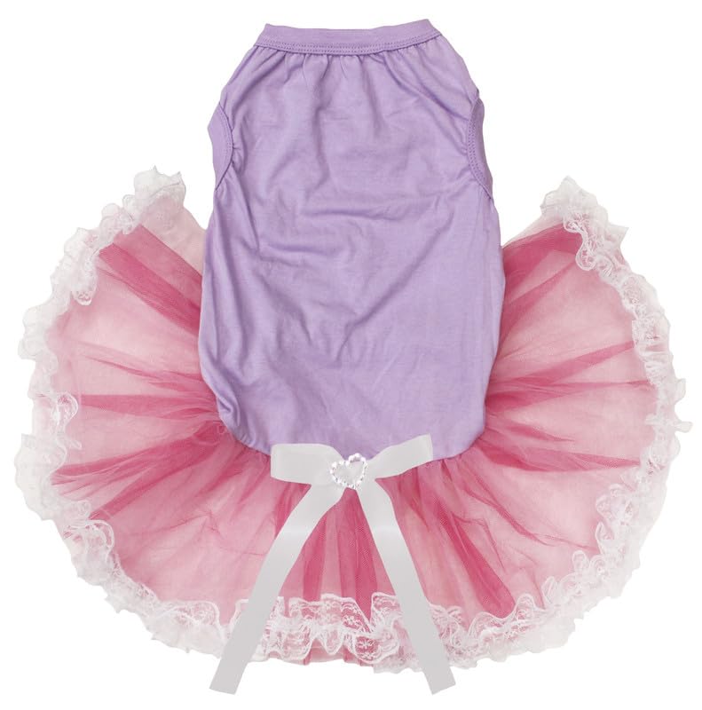 Robe tutu rose pour chien confortable pour éviter les irritations