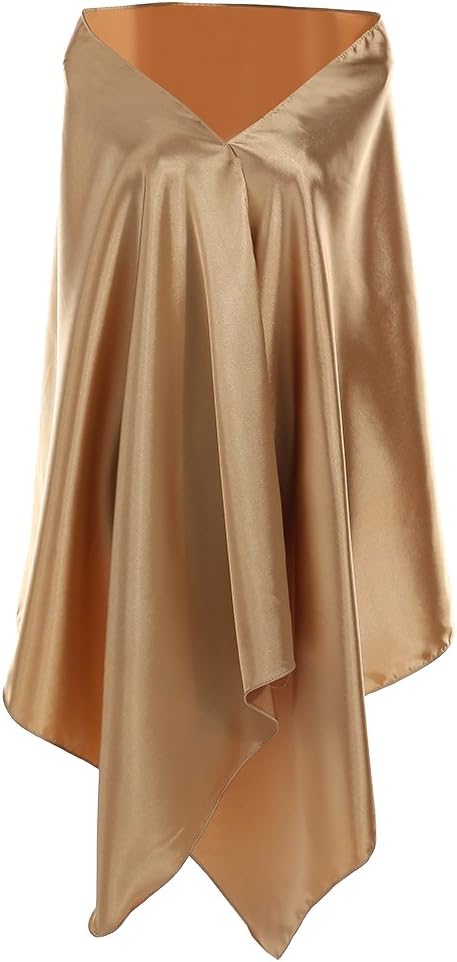 BeSpringShiny Satin Shawls and Wraps for Formal Evening Dresses by BeSpring