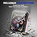 fohuas Compatible Apple Watch Case with Screen Protector Metal, Impact HD Clear Air Bubble Free iPhone Watch Cover Case Hard PC Ultra-Thin Plating Bumper (Rose Gold, Series 6 5 4 SE 40mm)
