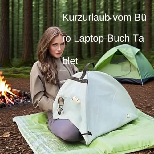 Parasol para ordenador portátil ideal para teletrabajo en viajes y reuniones exteriores 2