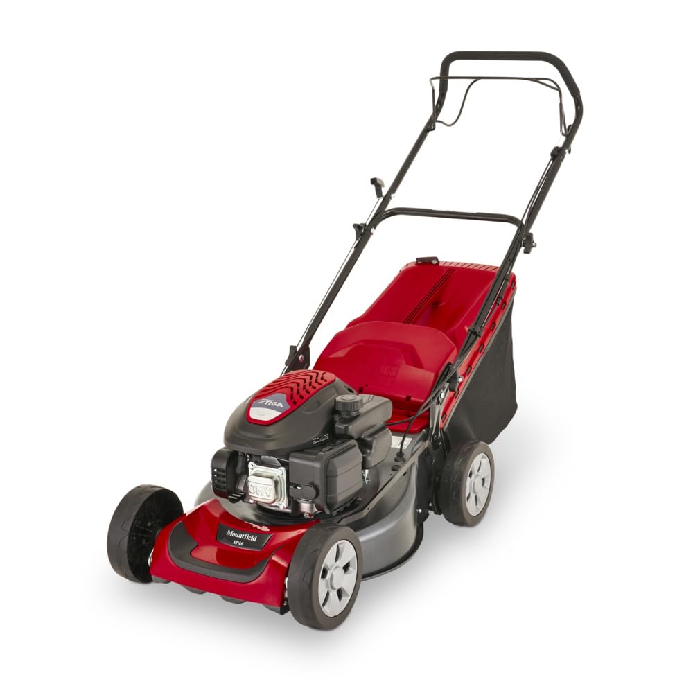 Mountfield Cortacésped SP46 a, 139 CC ST140 Autochoke, 46 cm, autopropulsado, colector de 60 l, césped de hasta 500 m²
