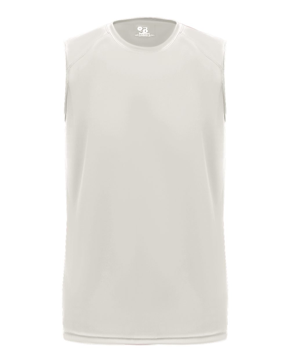 Badger Sport White Adult 3X Sleeveless Wicking Tee