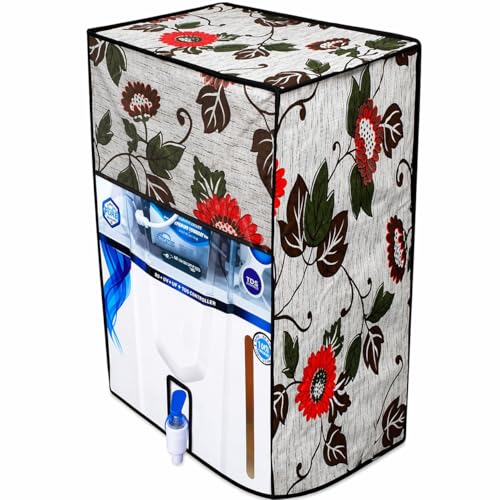 Image of KALRA MAGIC Water Purifier Cover for Kent RO, Kent Grand & Pulse Aqua - Dustproof, Washable RO Protector Body Cover with Stylish Multicolor Print (Print 01)
